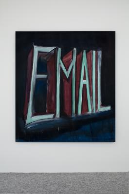 Tobias Spichtig, Email, 2019. Courtesy de l'artiste et galerie Bernhard, Zurich. Photo : OH Dancy.