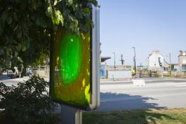 Flora Moscovici, "Certaines peintures se promènent", Dinan-Léhon, 2018 production : Les Ateliers du Plessix-Madeuc, Dinan et La Criée centre d’art contemporain, Rennes photo : Cédric Martigny
