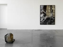 Vue de l’exposition collective des attentions (cur. Brice Domingues, Catherine Guiral, Hélène Meisel), Centre d’art contemporain d’Ivry – le Crédac, 2019. Nicolás Lamas, Partial View, 2019. Photo: André Morin / le Crédac.