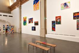 Vue de l’exposition de Benoit Bonnemaison-Fitte, Série Quatre à Quatre, 2017, photographie : ©fdeladerriere