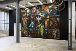 Damien Deroubaix, Chamcha, Crédit photo Vincent Blesbois