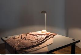 Laëtitia Badaut Haussmann tesmainsdansmeschaussures_1_silkposter, 2016 Impression sur soie Courtesy de l’artiste et Galerie Allen, Paris Photo : Pierre Antoine, 2016