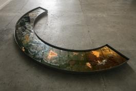 Vue de l’expositio « À la vague suivante que la suivante efface », Élisa Pône, BBB centre d’art, 2021. Commissaire : Marie Bechetoille. Photo : Edouard Decam.