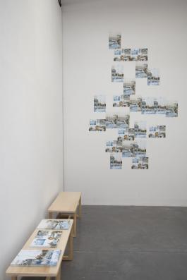 Cristina Ribas et Lucas Sargentelli, La mémoire ça ne s’expulse pas / Femmes en marche contre l’expulsion / Ocupa Vila Autódromo, 2019. posters collés au mur, impression riso. Photo Angélique Pichon et le 19, Crac.