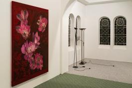 Vue de l’exposition Love and die de Tobias Spichtig, CAC-La synagogue de Delme, 2019. Photo : Tobias Spichtig.
