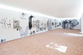 Fresque dessinée 1 de Florentine et Alexandre Lamarche-Ovize