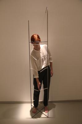 Iris Dittler, "Issir" (capture performance), 2017. © Photo : Eva Asaad