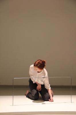 Iris Dittler, "Reversed instrument #5 (organ)" (capture performance), 2017. © Photo : Eva Asaad
