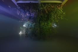 Jonathan Uliel Saldanha, Vocoder & Camouflage, 2018 - Passerelle Centre d'art contemporain, Brest © photo : Aurélien Mole, 2018