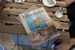 Francisco Tropa, La Moustache cachée dans la barbe, 2018. Production Le Grand Café - centre d’art contemporain, vue de l'exposition Le Grand Café, la Moustache cachée dans la barbe, 2018. Courtesy Galerie Jocelyn Wolff, Paris. Photographie Marc Domage.
