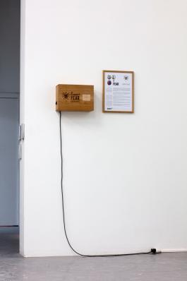 Marie-Eve Mestre, FEEL FEAR inducteur & inhibiteur, 2017, Production Villa Arson, courtesy Galerie Le 22, Nice, crédit : Loïc Thébaud / Villa Arson