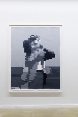 Clare Strand, The Discrete Channel with Noise : Algorithmic Painting; Destination #3, 2018,  collection du Musée national d'art moderne / Centre de création industrielle, Paris 