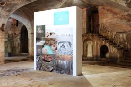 Suspended spaces, Vue de l'exposition Refaire Surface, Centre d'art Le LAIT, 2017, photo Phœbe Meyer