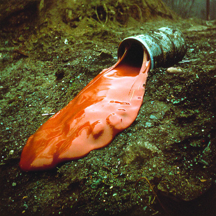 Robert Smithson, Glue Pour, 1969 © Estate of Robert Smithson/SODRAC, Montreal/VAGA, New York (2015) Courtesy James Cohan Gallery, New York/Shanghai Crédits photographiques : © Holt-Smithson Foundation Robert Smithson, Glue Pour, 1969 © Estate of Robert Smithson/SODRAC, Montreal/VAGA, New York (2015) Courtesy James Cohan Gallery, New York/Shanghai Crédits photographiques : © Holt-Smithson Foundation
