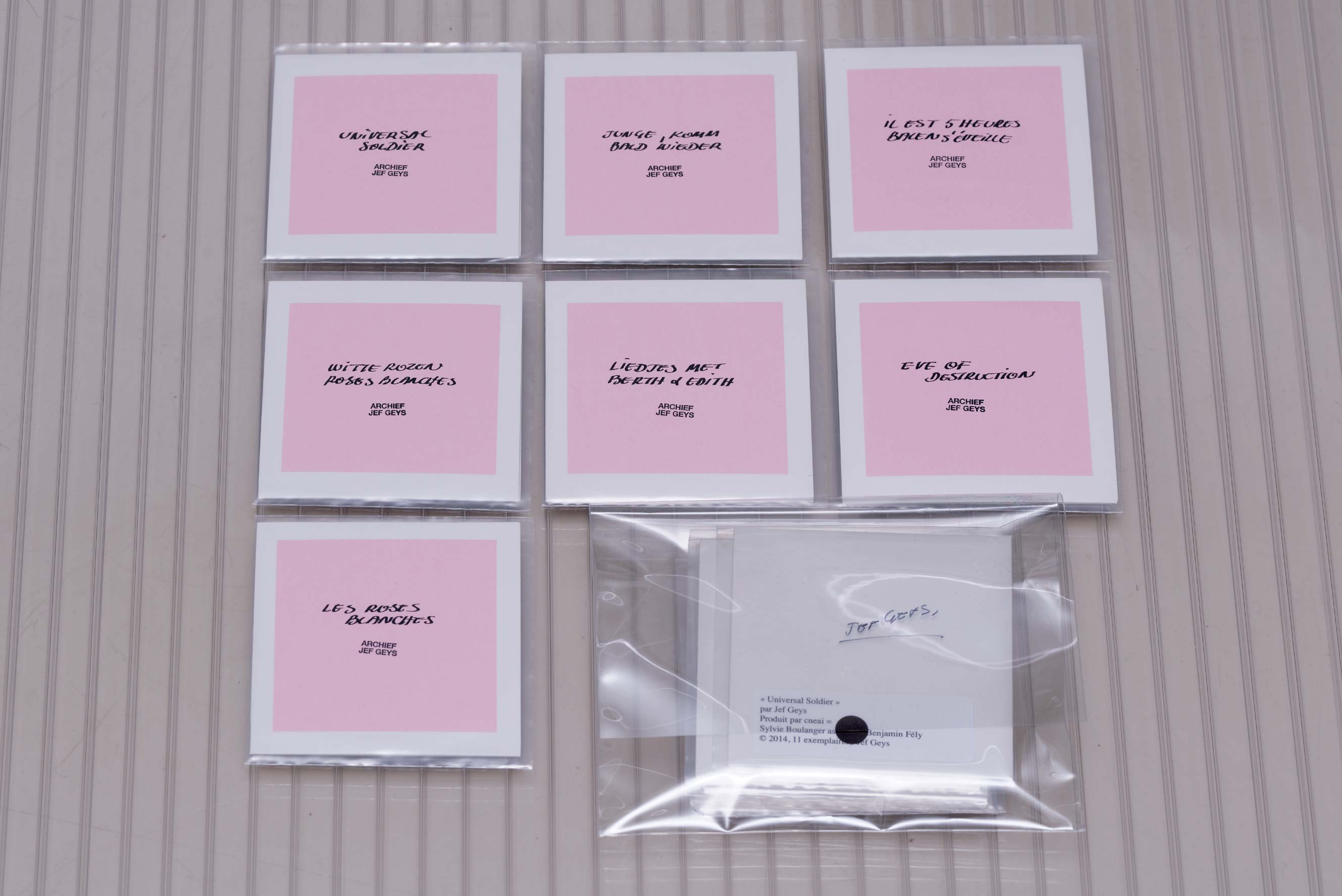 Jef Geys, CD, 2014, photo Cneai