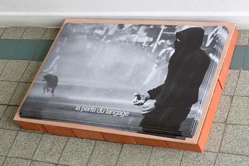 Alex Chevalier, "La perte du langage", 2014, photographie Yohann Gozard© Alex Chevalier - "La perte du langage"