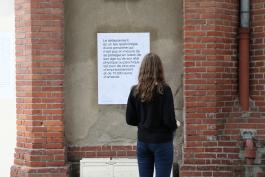 Arno Fabre, Ne surtout pas l'ignorer # 5, 2017, photo Phœbé Meyer