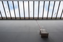 Alex Cecchetti, Tamam Shud : Reading Room, Music Window, 2017, (concepteur : trublion.org), Ferme du Buisson, © photo Émile Ouroumov