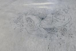 Vue de l'exposition "Mon Nord est Ton Sud", 2018. Katrin Ströbel, "… and then we started a revolution of desire (My North is your South)", 2018 © La Kunsthalle - photo : Sébastien Bozon